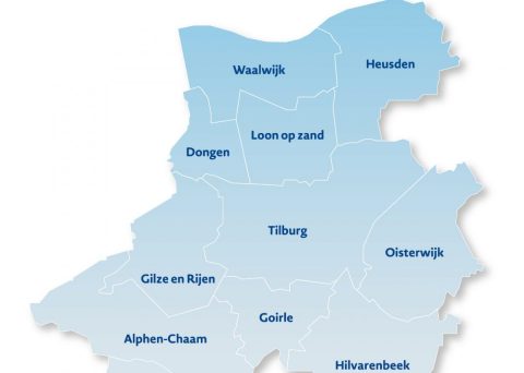 Werkgebied RIBW Brabant