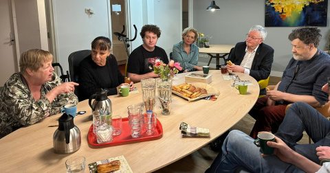 Bezoek burgemeester Weterings aan woonlocatie RIBW Brabant 2